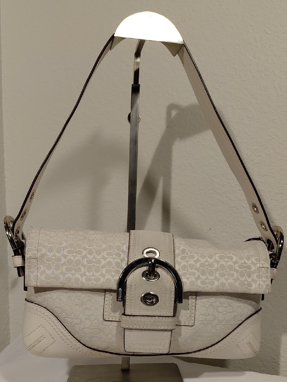 Coach White Soho Shoulder Bag